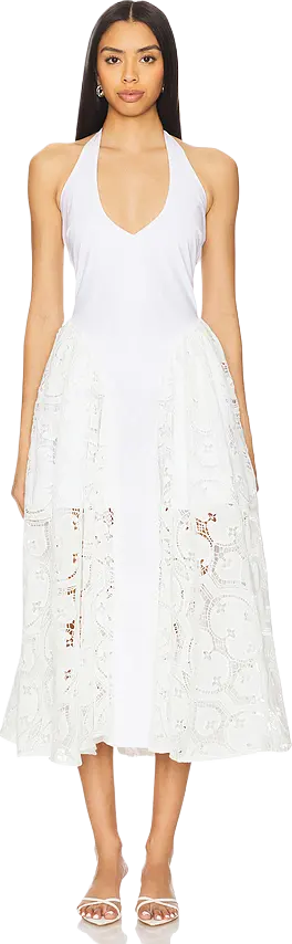 Hera Eyelet Long Dress DELFI 