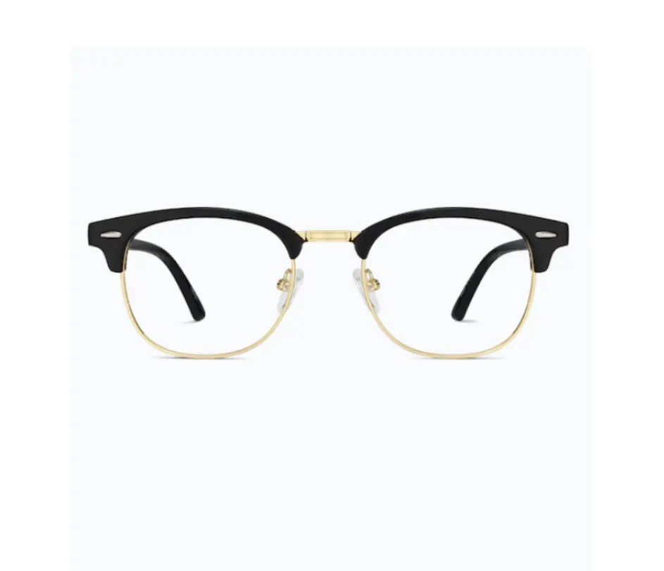 Black Bravo Browline Glasses #195421