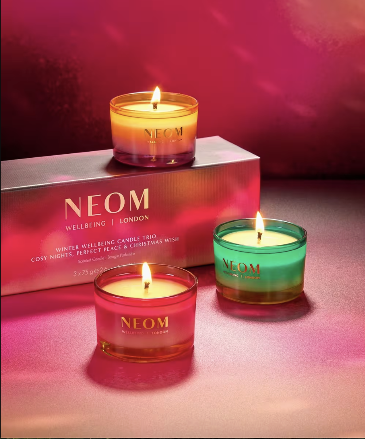 Winter Wellbeing Candle Trio