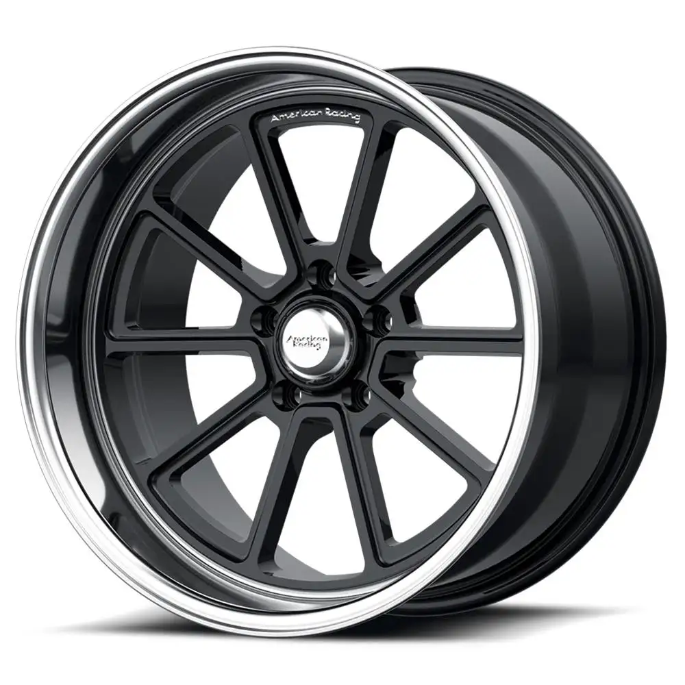 American Racing VN510 Draft Gloss Black Diamond-Cut Lip Wheels