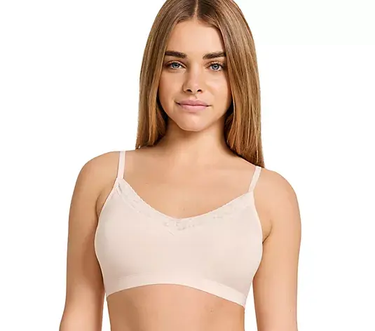 Jockey Wirefree Micro Stretch Lace Bralette Set of 2