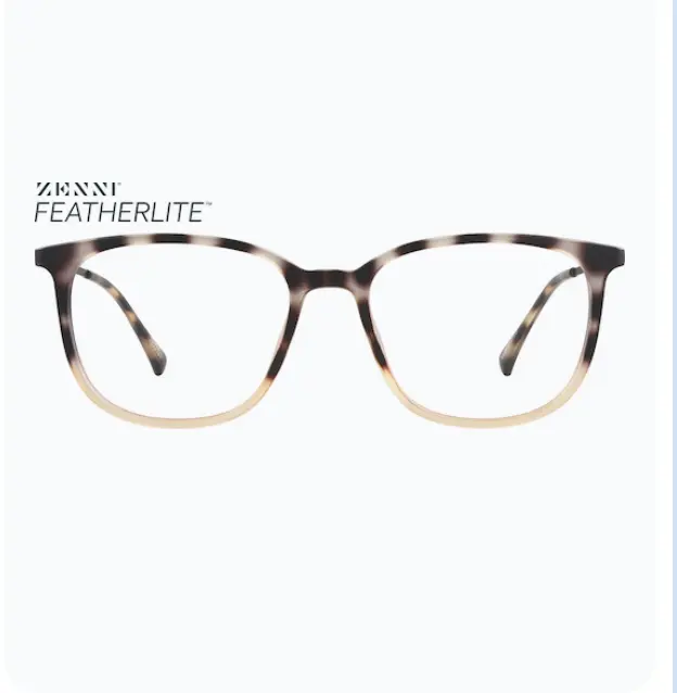 Coral Square Glasses #7813125